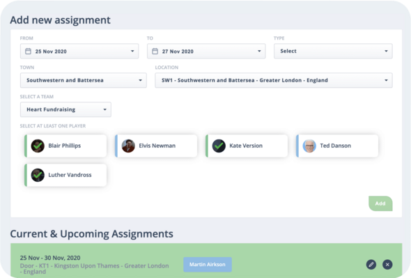 Manage Assignments